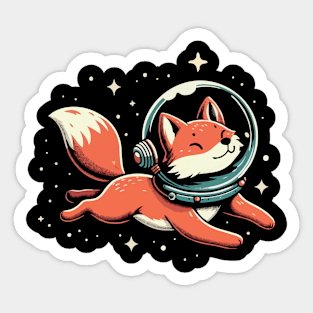 Space Fox Sticker